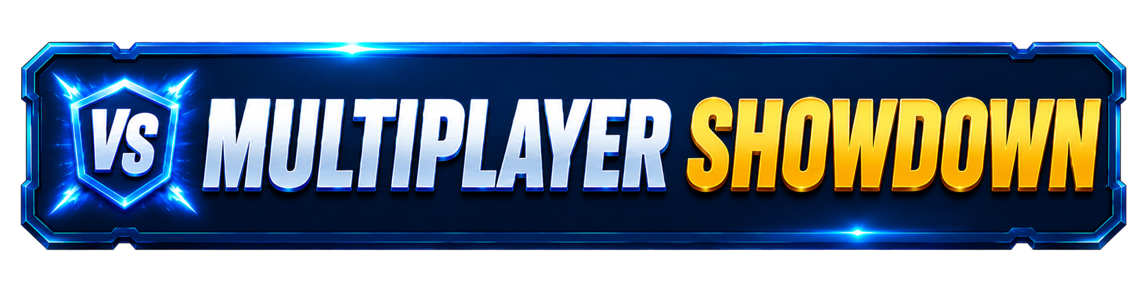 Multiplayer Showdown — 2-4 player FFA or 2v2 teams, hosted with a 6-letter code